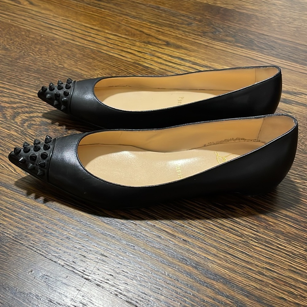 Christian Louboutin spiked flats